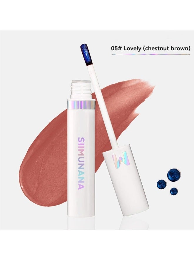 Lip Stain Peel Off Masque - Long Lasting, Waterproof and Transfer Proof Nude Lip Tint, Matte Finish Peel Off Lip Stain (Lovely Masque) - Image 1